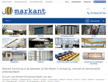 Tablet Screenshot of markantzonwering.nl